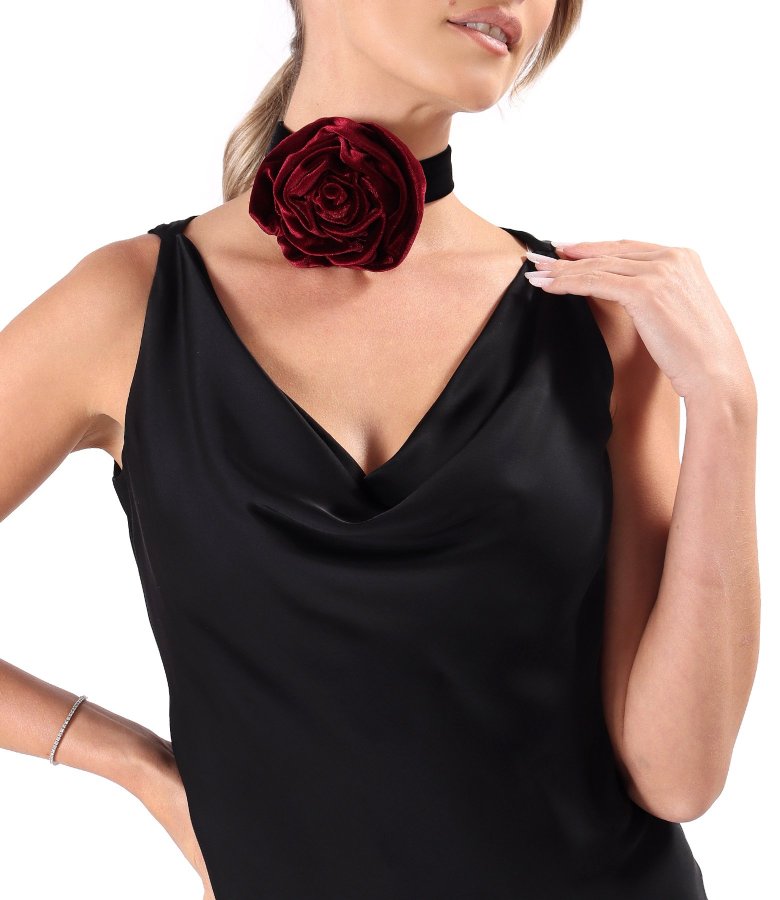 Floare accesoriu din catifea